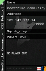 Stats for GeoStrike Community [CS2 Public] GeoStrike.GE